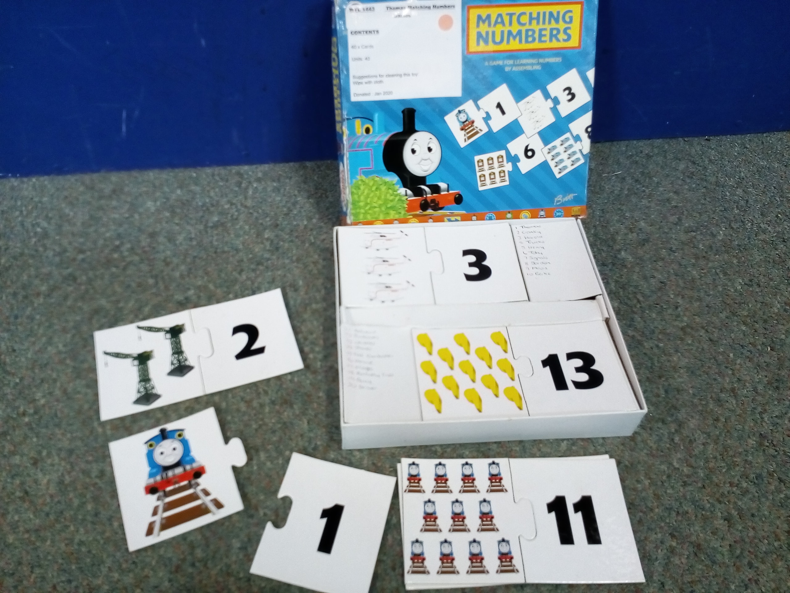 Thomas Numbers Sticky Thomas Matching Numbers
