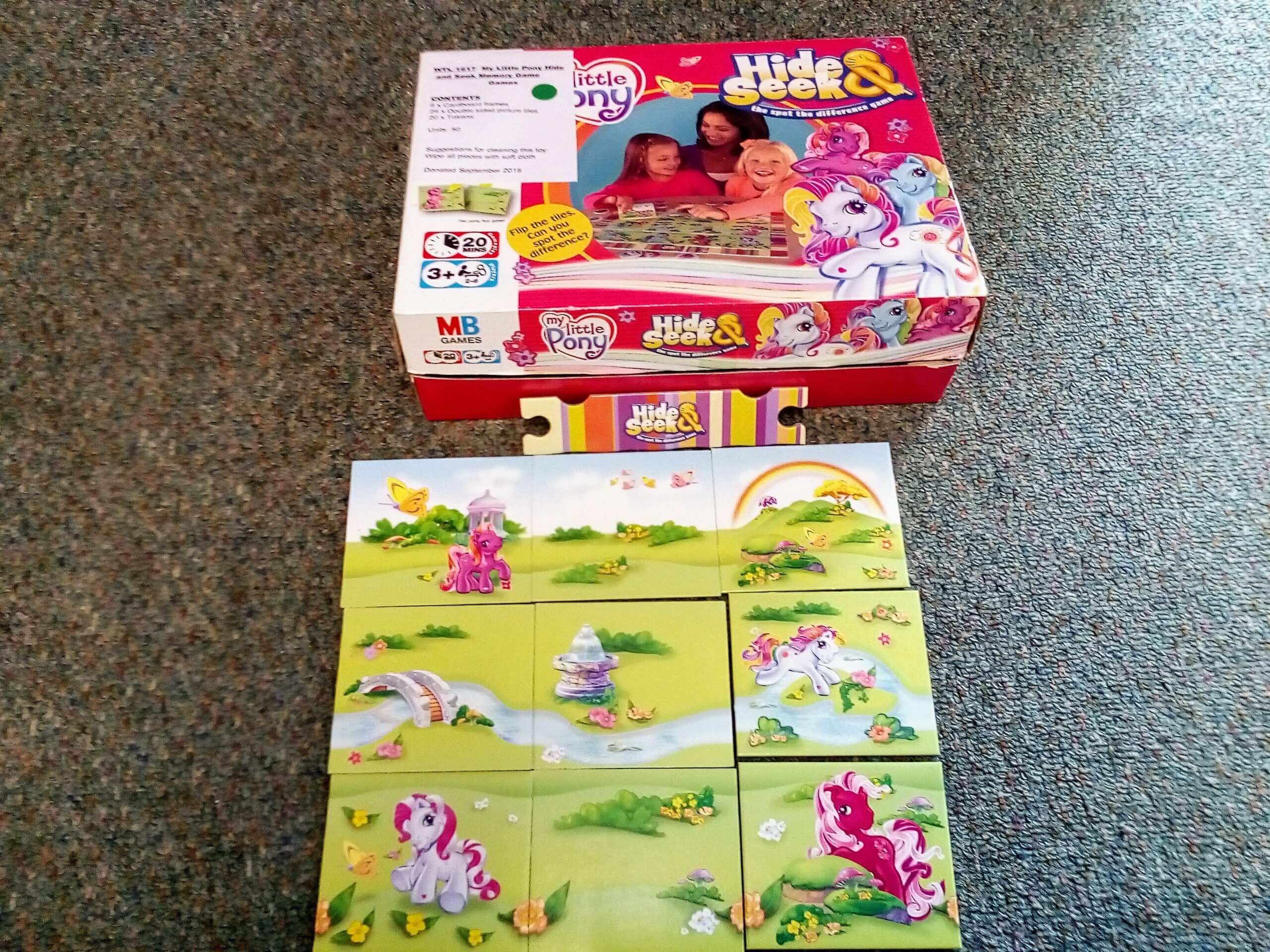 My Little Pony Hide and Seek Memory Game