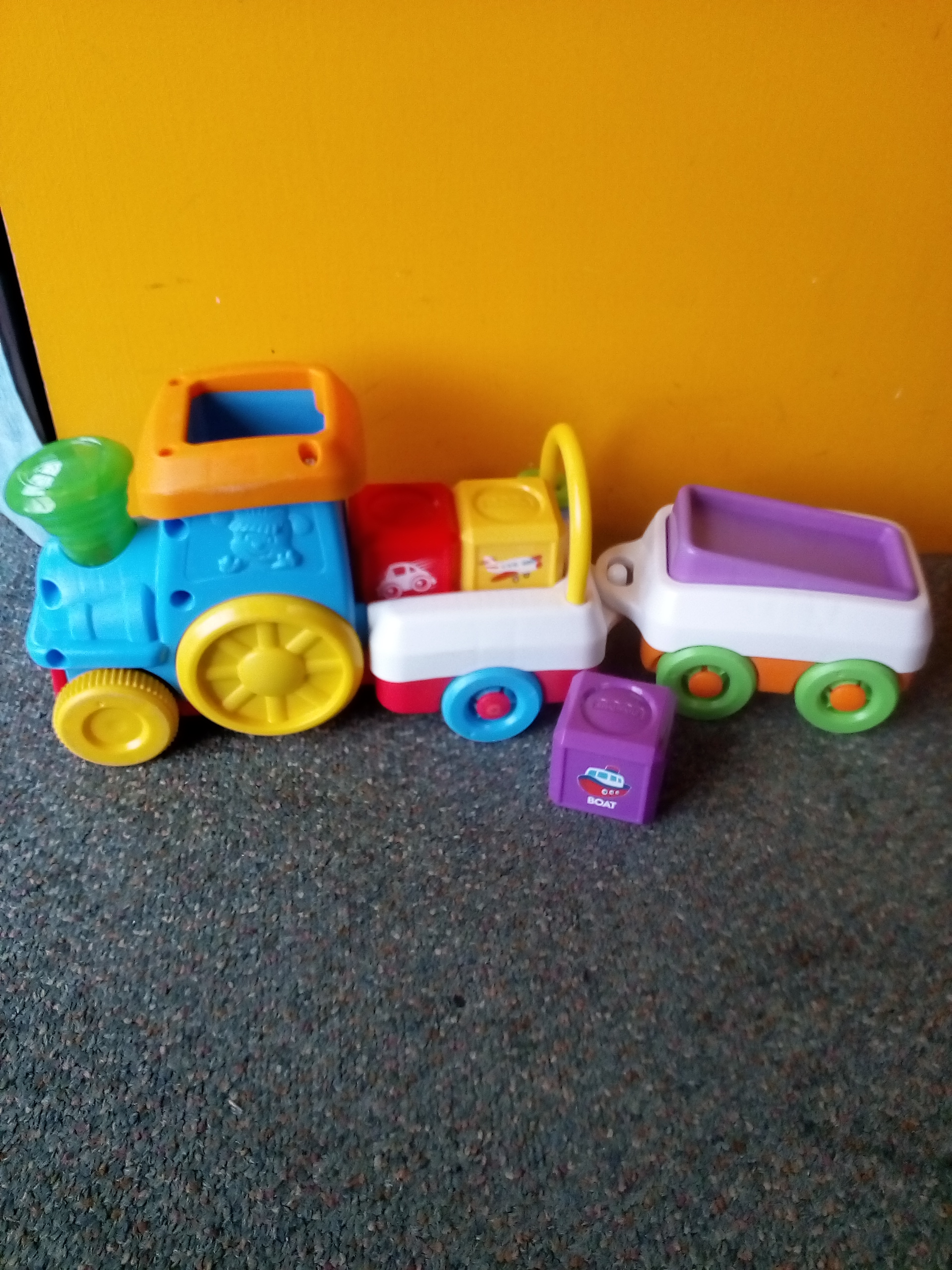 Fisher price first words crawl sale along train