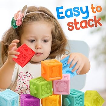 Sensory colourful blocks 