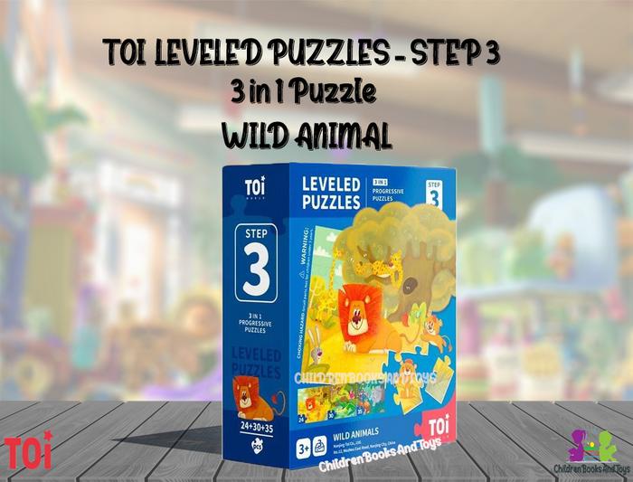 Wild animals - 3 levels of puzzles 